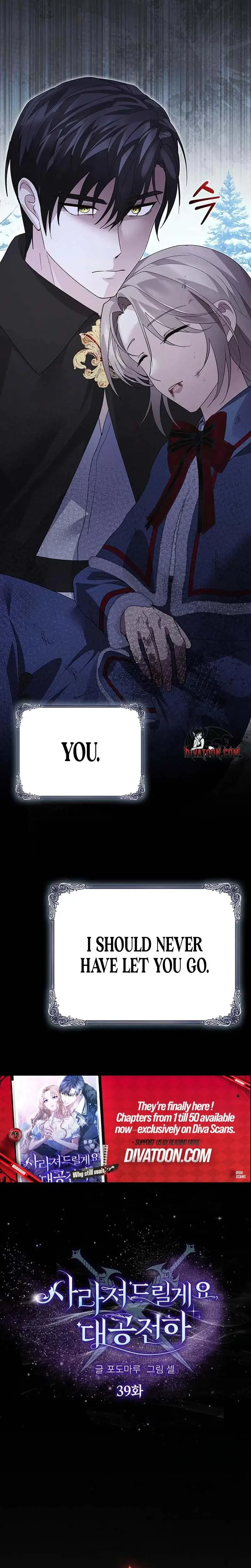 I Will Disappear For You Your Grace The Grand Duke Chapter 39 - Page 11