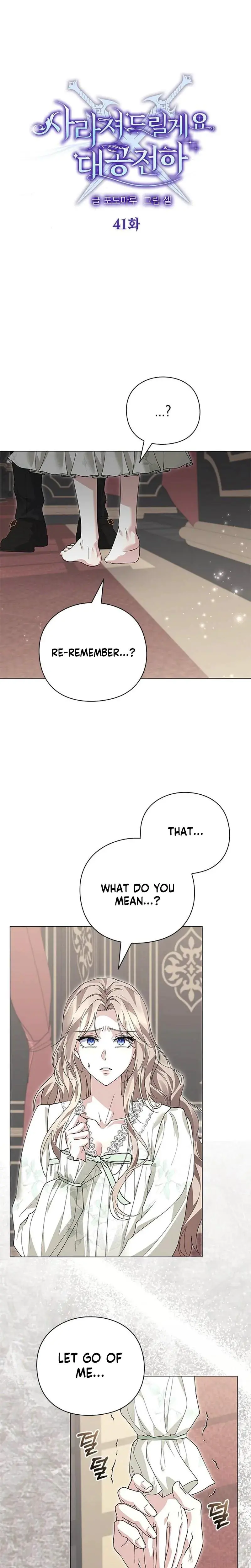 I Will Disappear For You Your Grace The Grand Duke Chapter 41 - Page 2
