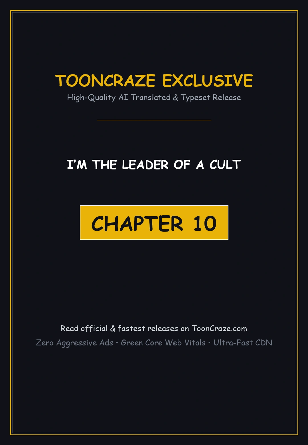 Im The Leader Of A Cult Chapter 10 - Page 1