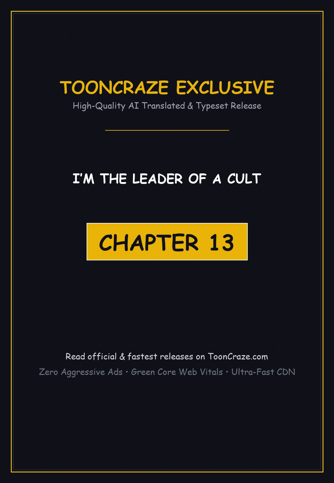 Im The Leader Of A Cult Chapter 13 - Page 1