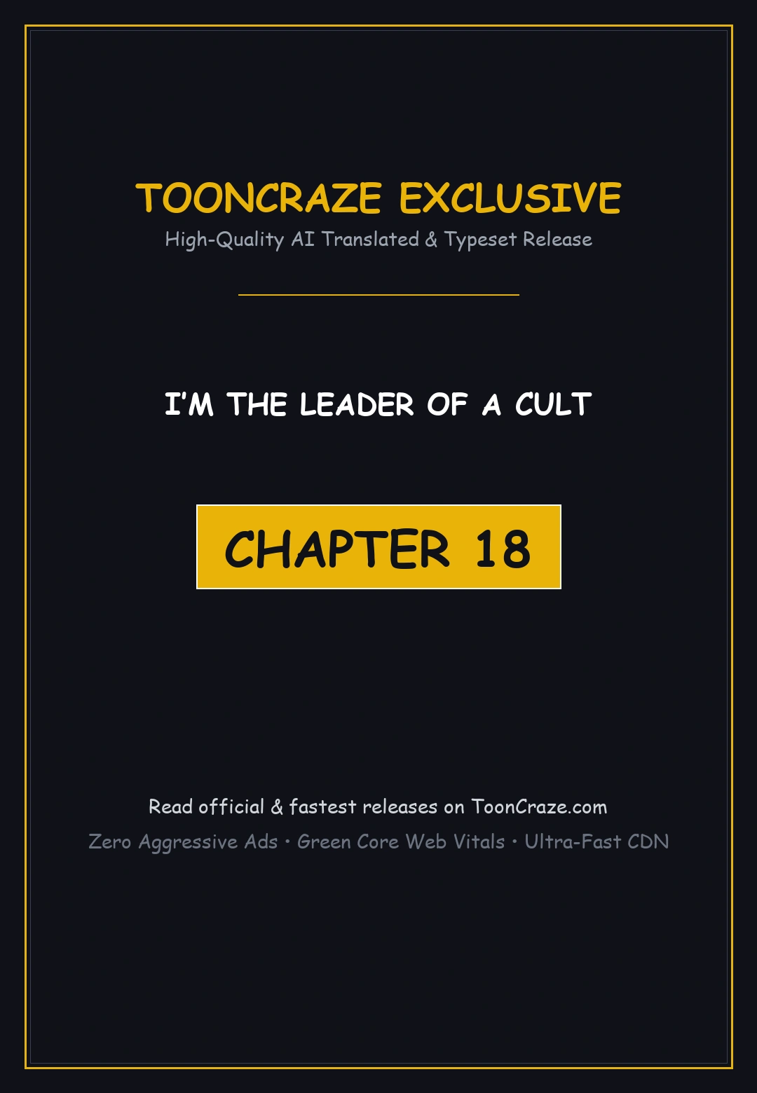 Im The Leader Of A Cult Chapter 18 - Page 1