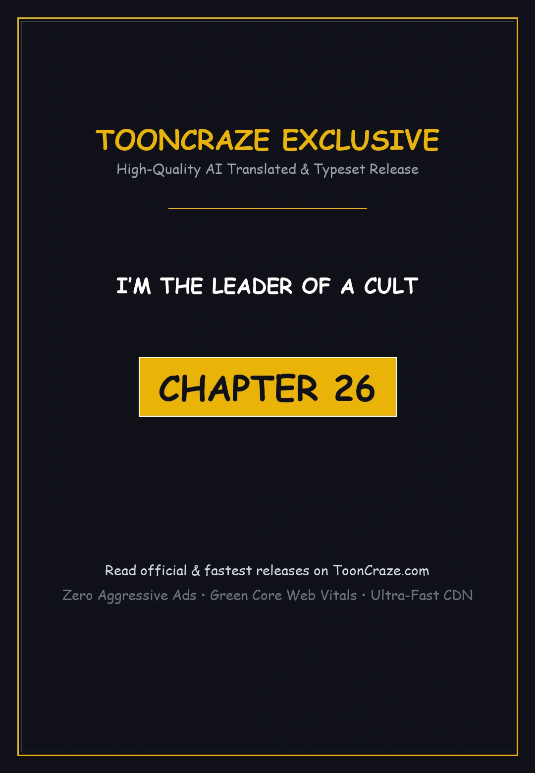 Im The Leader Of A Cult Chapter 26 - Page 1