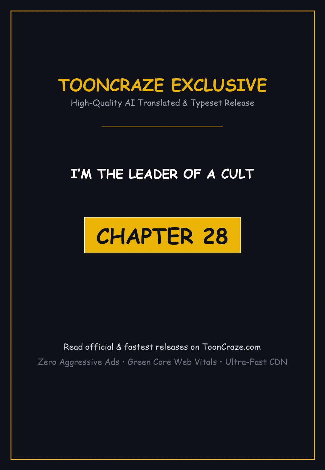 Im The Leader Of A Cult Chapter 28 - Page 1