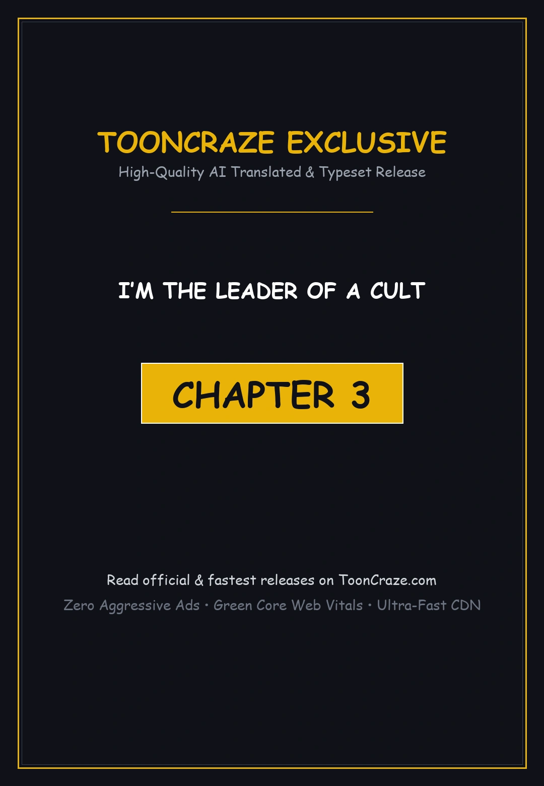 Im The Leader Of A Cult Chapter 3 - Page 1