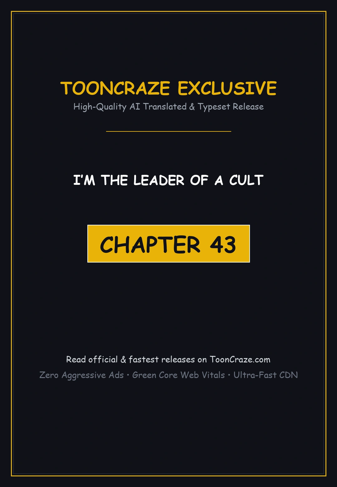 Im The Leader Of A Cult Chapter 43 - Page 1