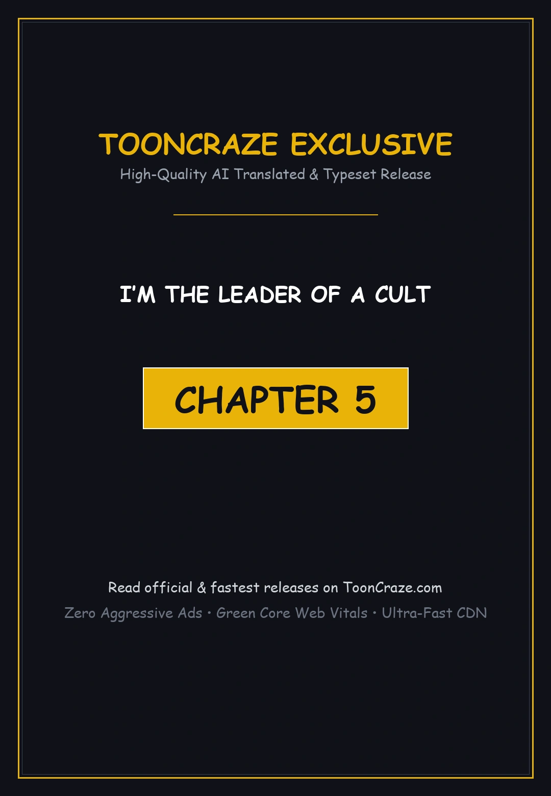 Im The Leader Of A Cult Chapter 5 - Page 1