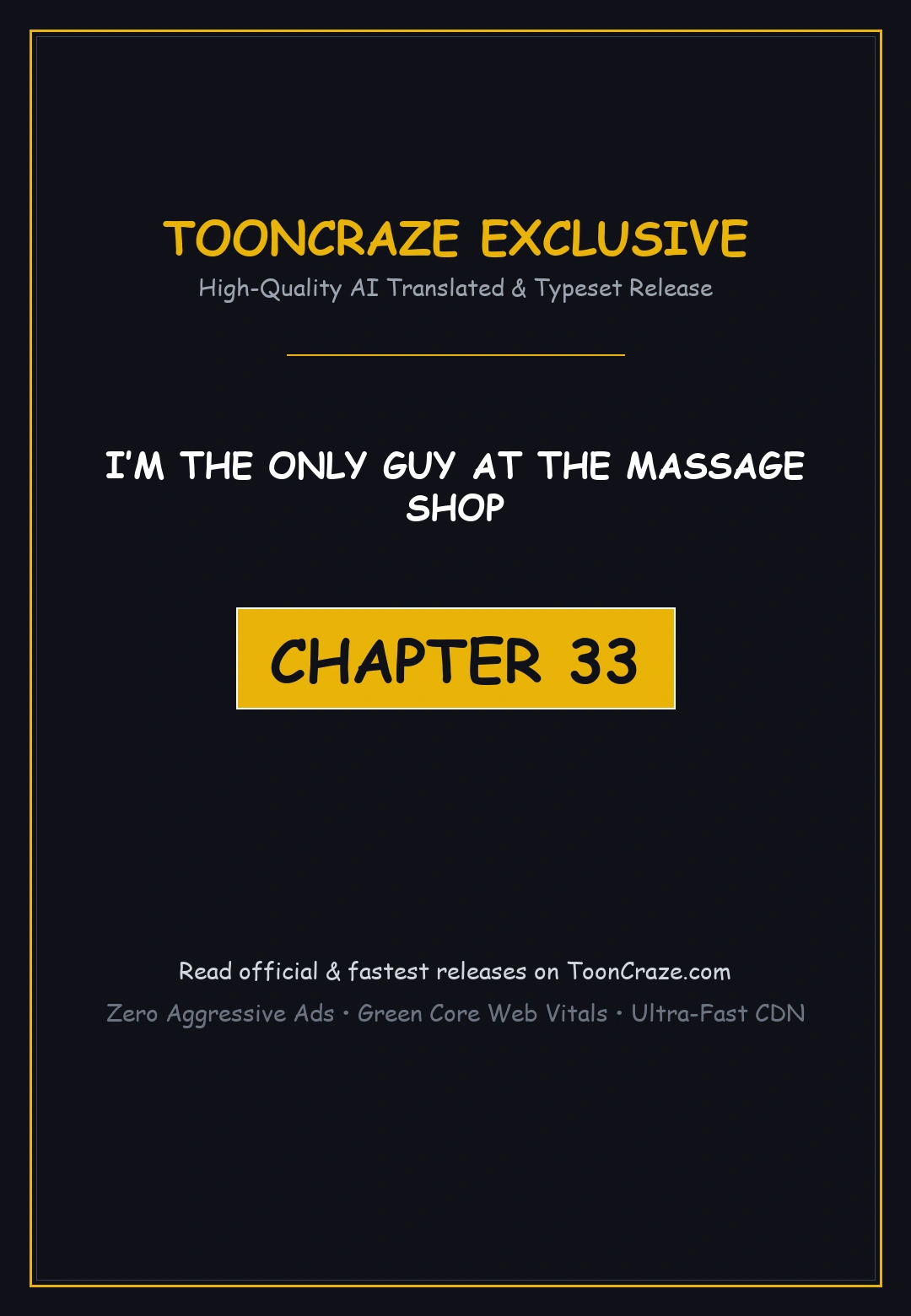 Im The Only Guy At The Massage Shop Chapter 33 - Page 1