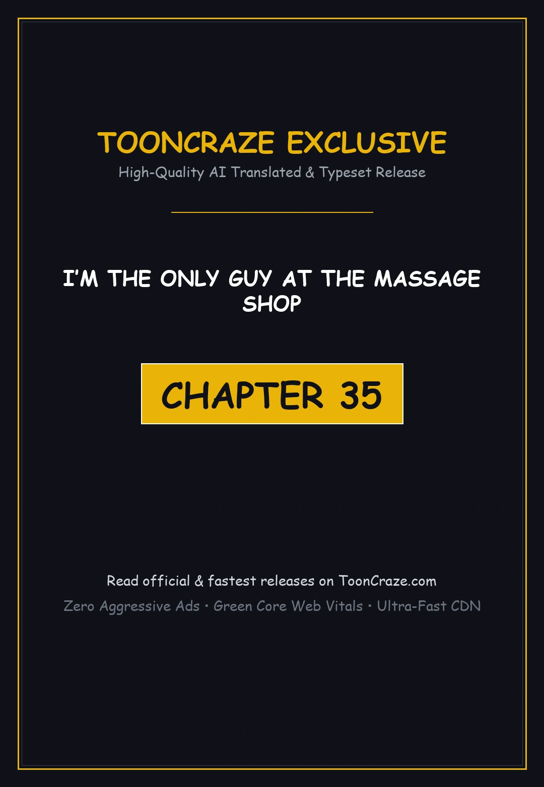 Im The Only Guy At The Massage Shop Chapter 35 - Page 1