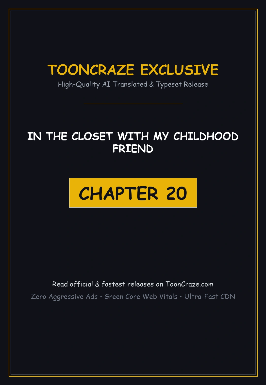 In The Closet With My Childhood Friend Chapter 20 - Page 1