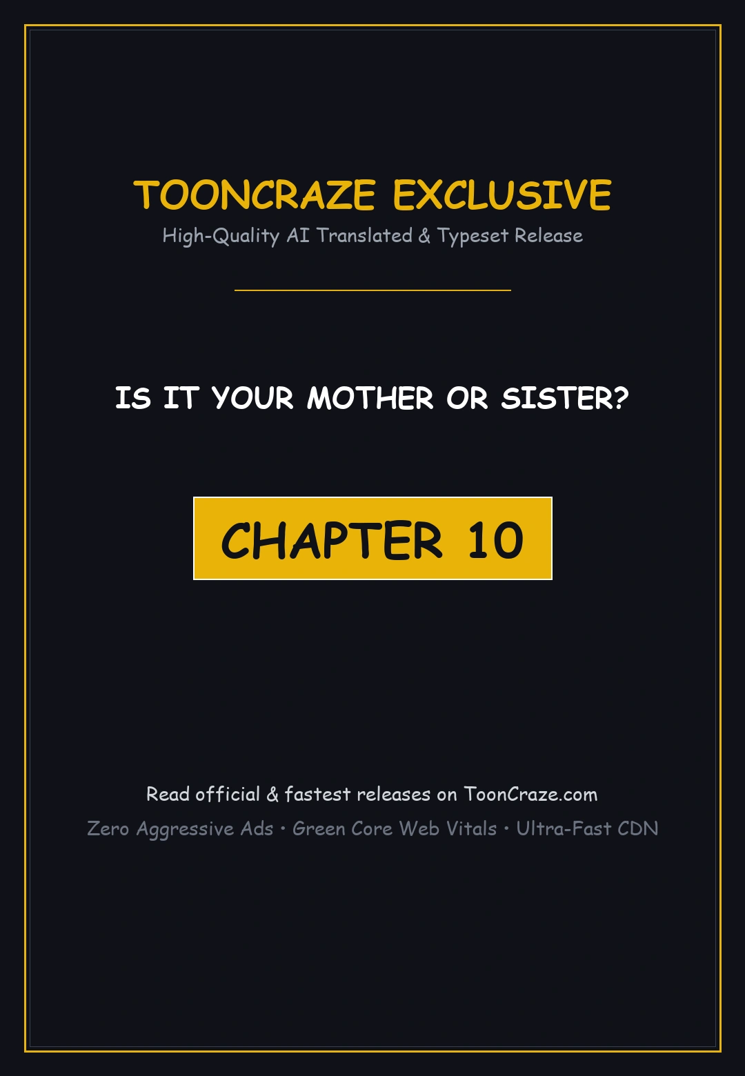 Is It Your Mother Or Sister Chapter 10 - Page 1