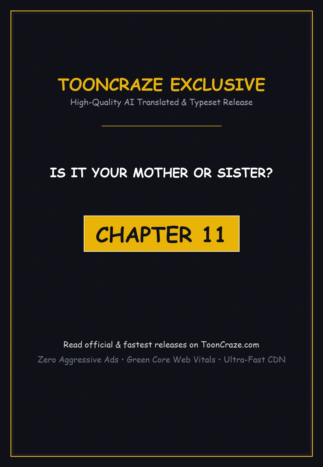 Is It Your Mother Or Sister Chapter 11 - Page 1