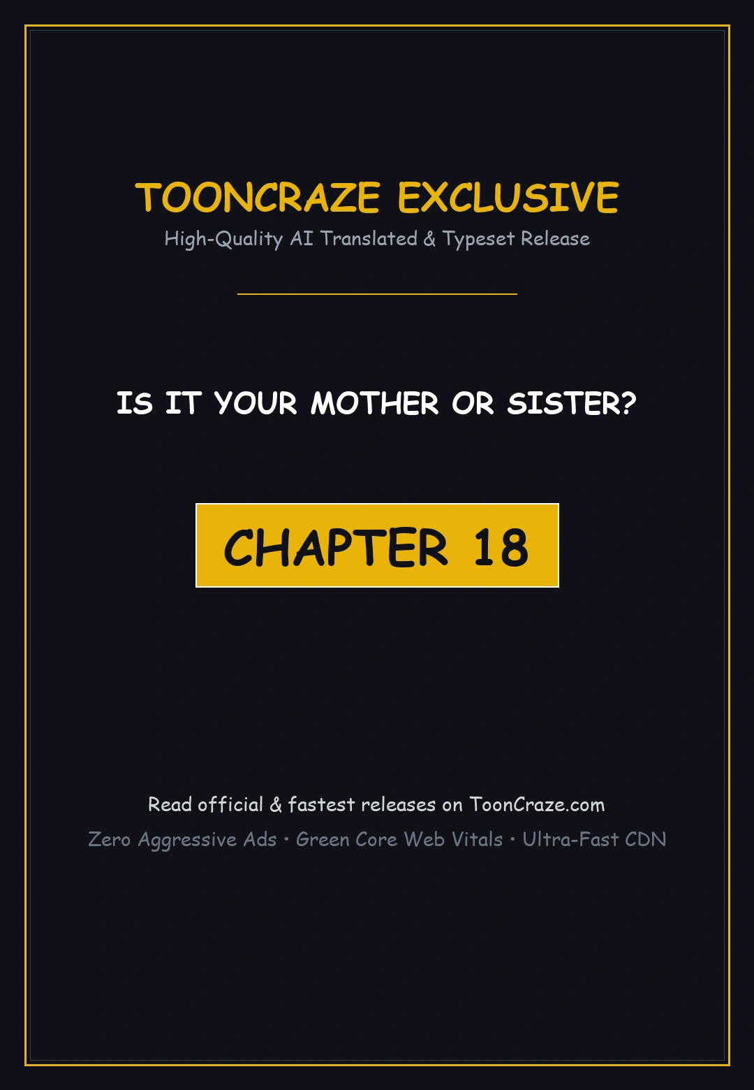 Is It Your Mother Or Sister Chapter 18 - Page 1