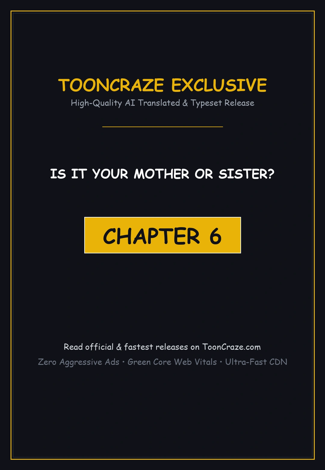 Is It Your Mother Or Sister Chapter 6 - Page 1