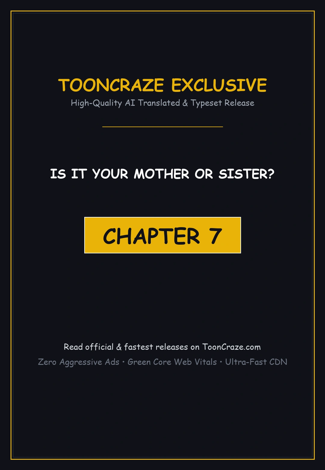 Is It Your Mother Or Sister Chapter 7 - Page 1