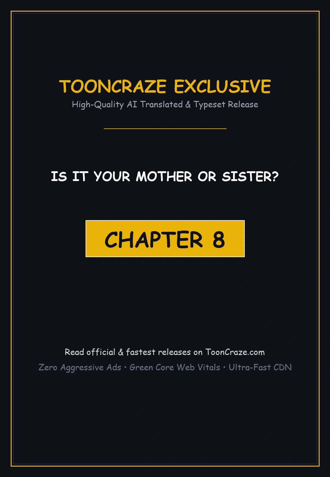 Is It Your Mother Or Sister Chapter 8 - Page 1
