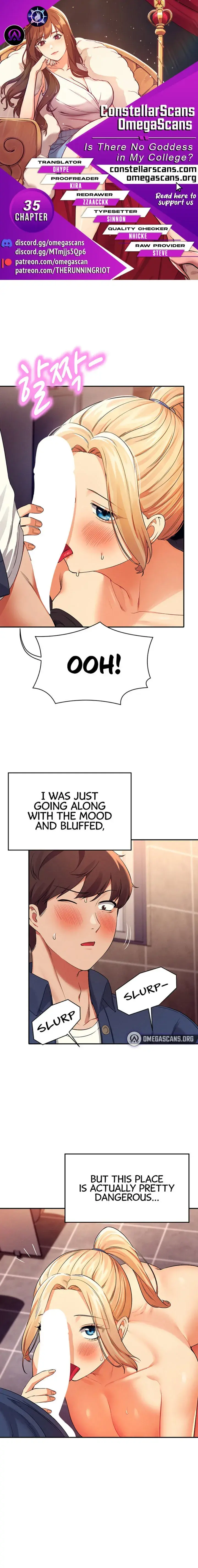 Is There No Goddess In My College Chapter 35 - Page 1