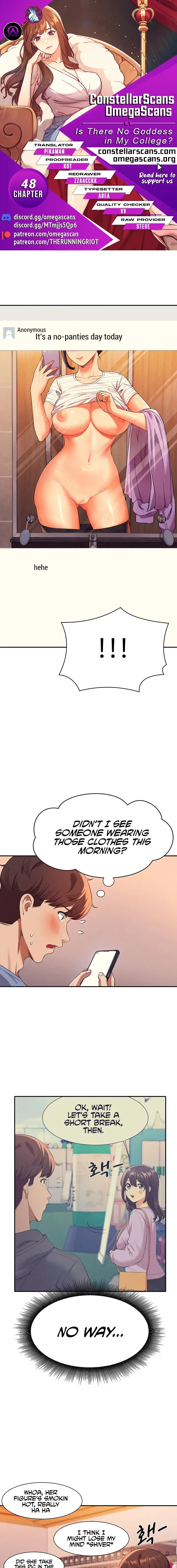 Is There No Goddess In My College Chapter 48 - Page 1