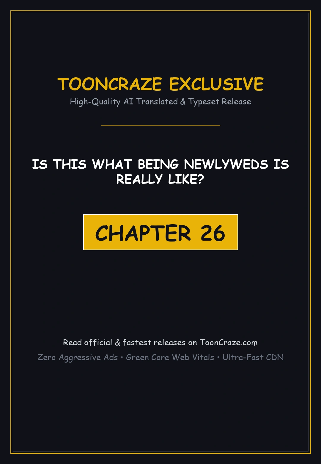 Is This What Being Newlyweds Is Really Like Chapter 26 - Page 1