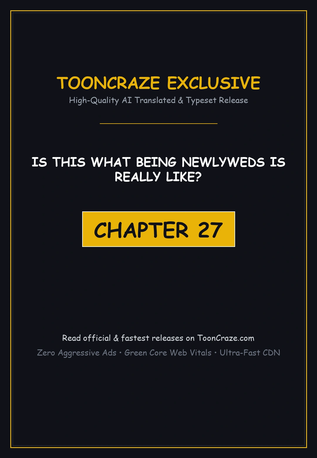 Is This What Being Newlyweds Is Really Like Chapter 27 - Page 1