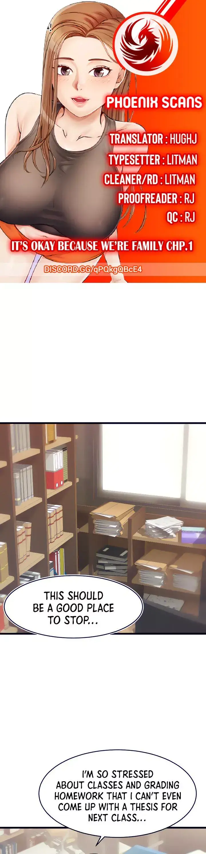 Its Okay Because Were Family Chapter 1 - Page 1