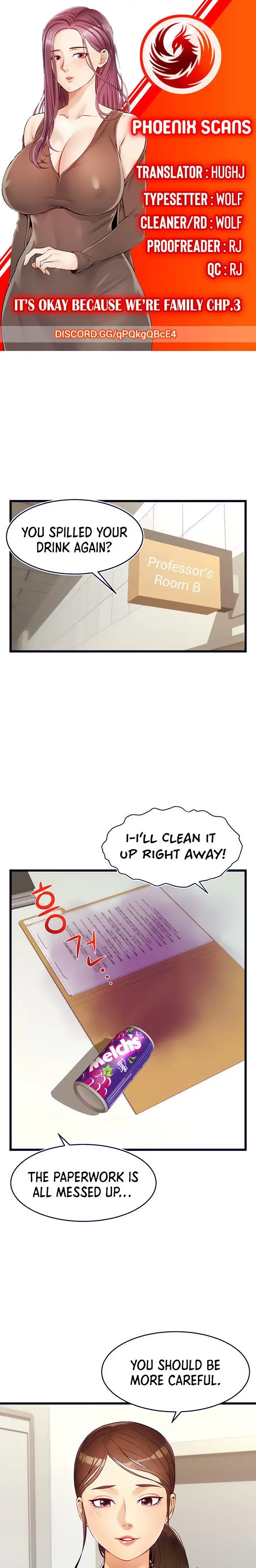 Its Okay Because Were Family Chapter 3 - Page 1