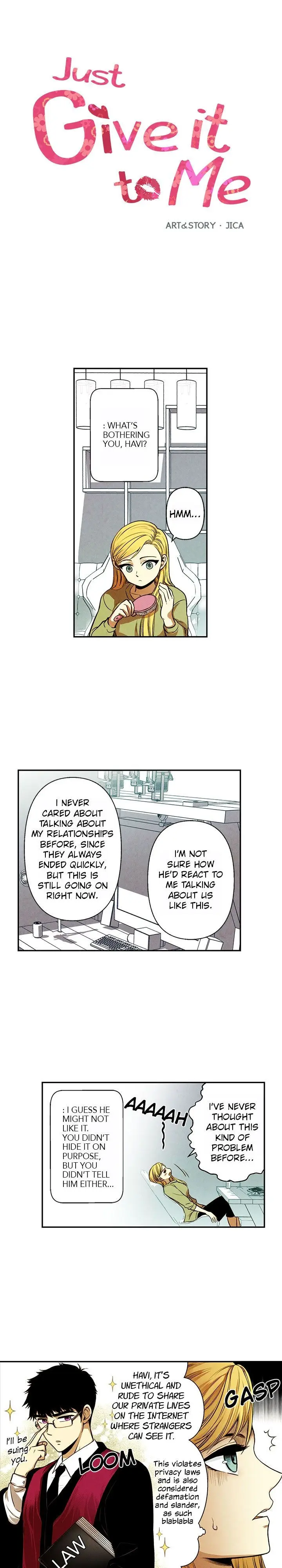 Just Give It To Me Chapter 14 - Page 1