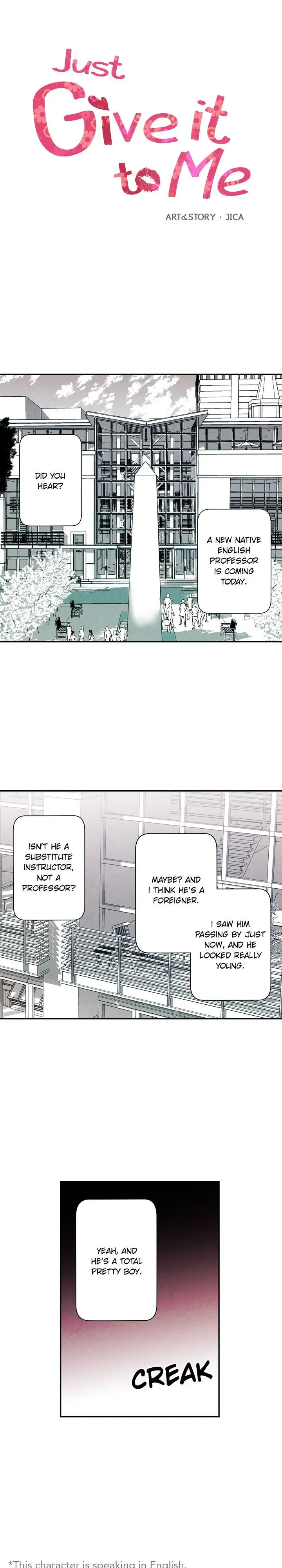 Just Give It To Me Chapter 28 - Page 1