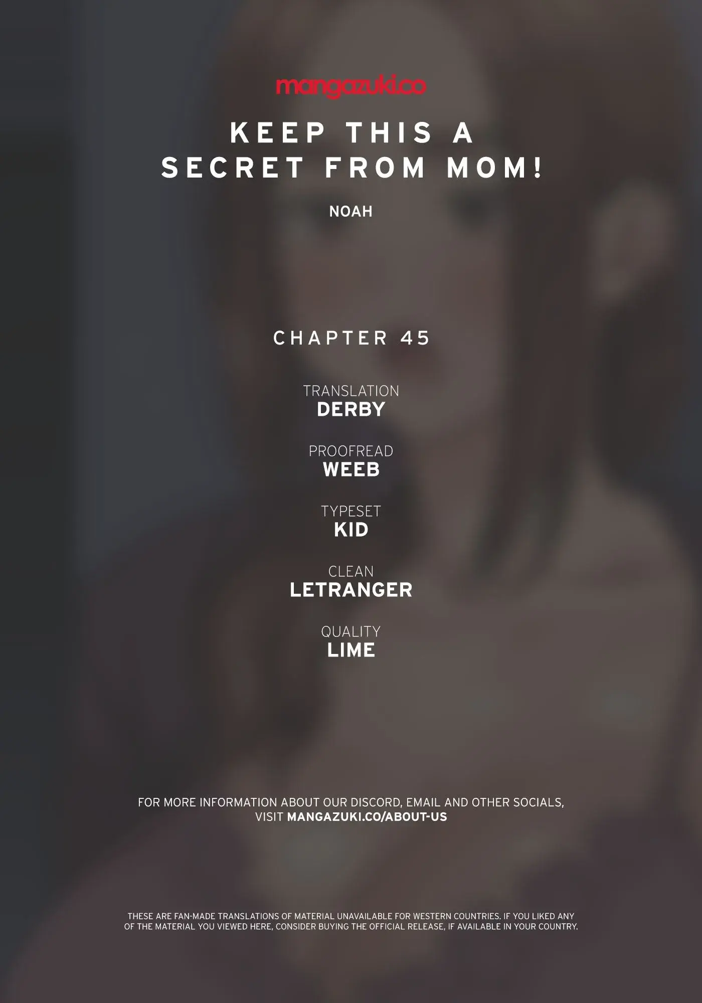 Keep It A Secret From Your Mother Chapter 45 - Page 1