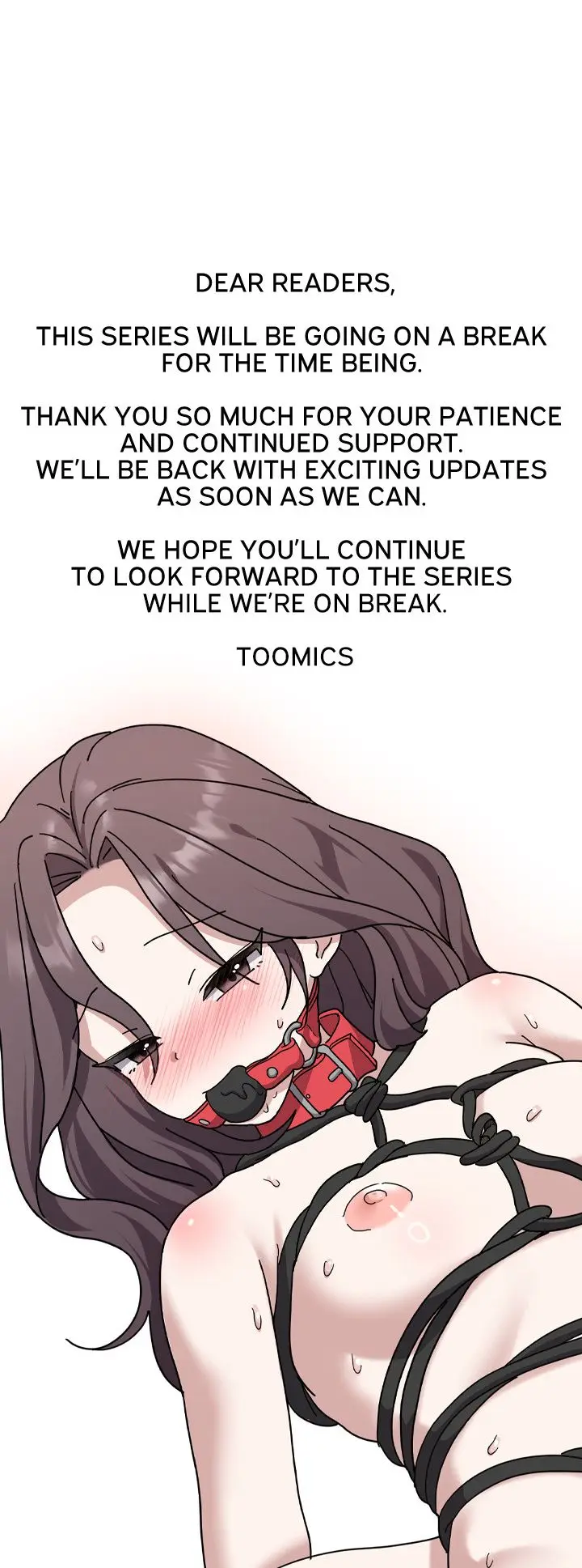 Knot My Secret Chapter 24.5 - Hiatus Notice - Page 1