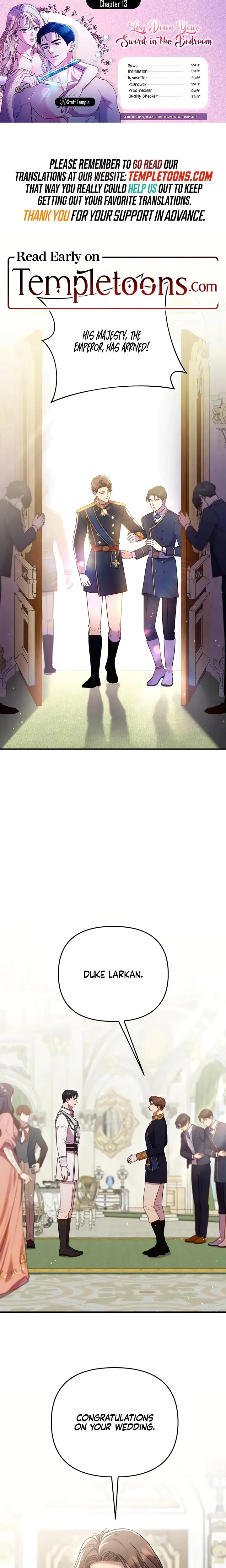 Lay Down Your Sword In The Bedroom Chapter 13 - Page 1
