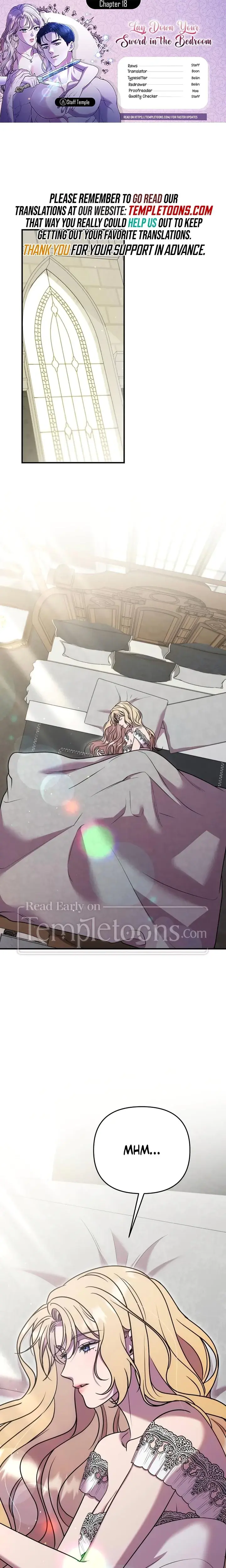 Lay Down Your Sword In The Bedroom Chapter 18 - Page 1