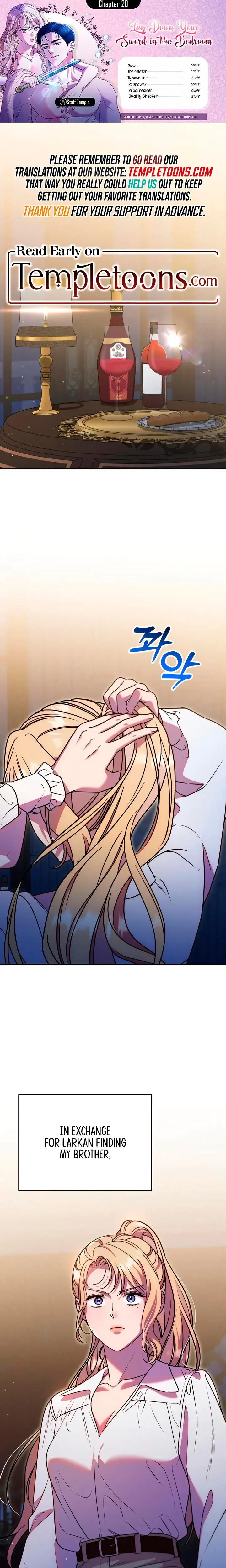 Lay Down Your Sword In The Bedroom Chapter 20 - Page 1
