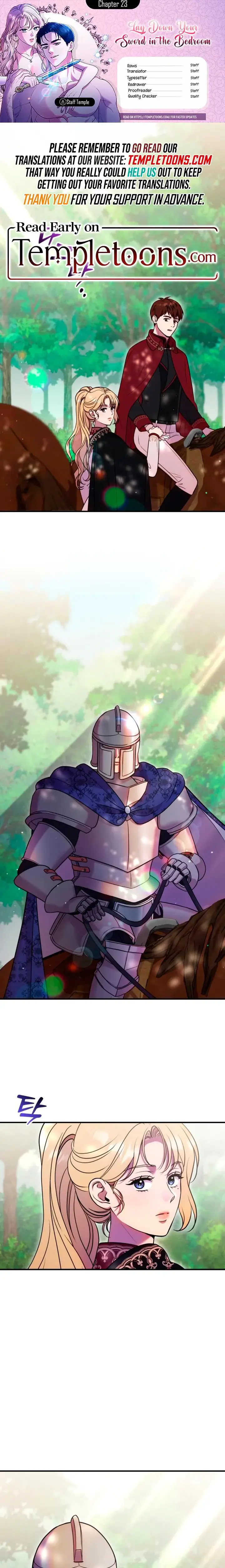Lay Down Your Sword In The Bedroom Chapter 23 - Page 1