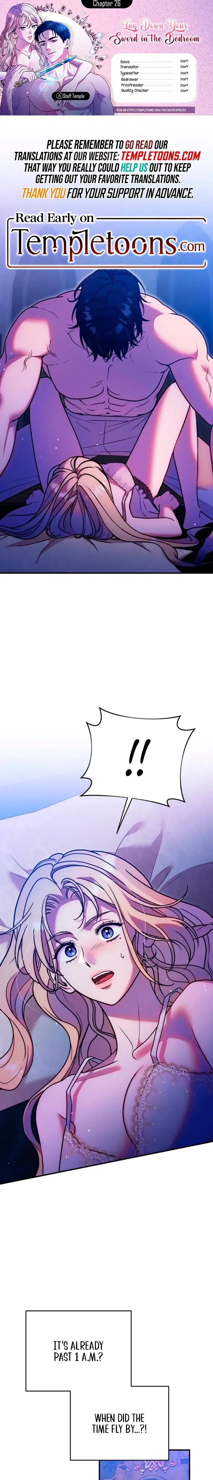 Lay Down Your Sword In The Bedroom Chapter 26 - Page 1