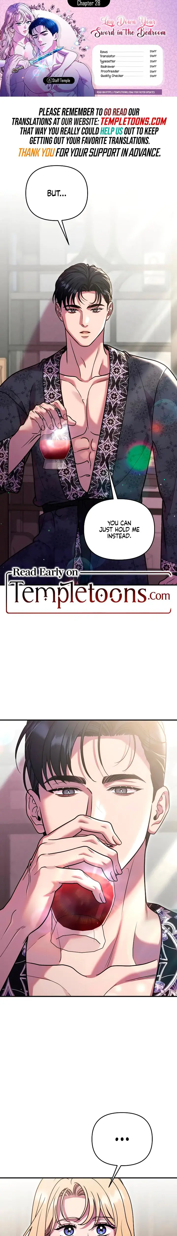 Lay Down Your Sword In The Bedroom Chapter 28 - Page 1