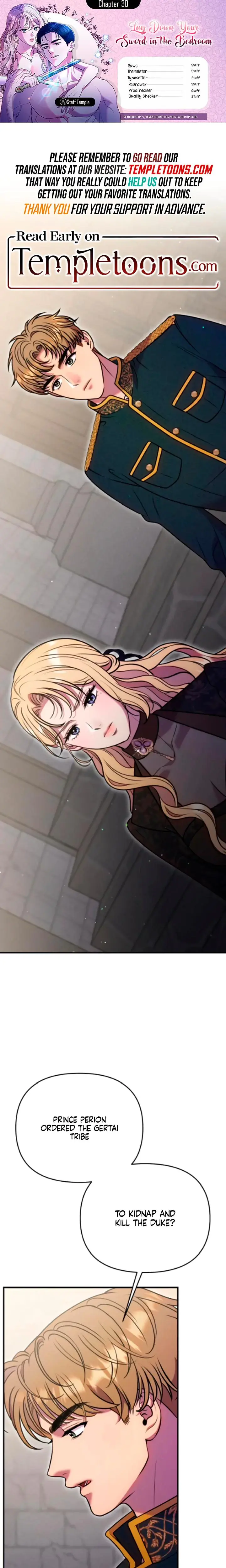Lay Down Your Sword In The Bedroom Chapter 30 - Page 1