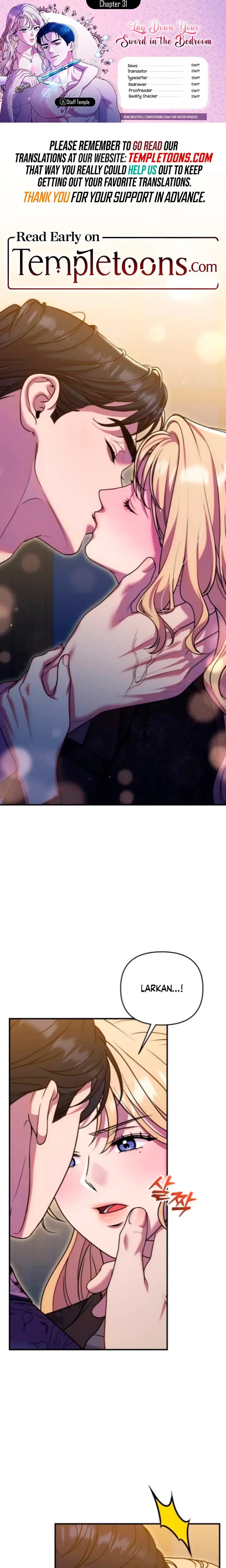 Lay Down Your Sword In The Bedroom Chapter 31 - Page 1