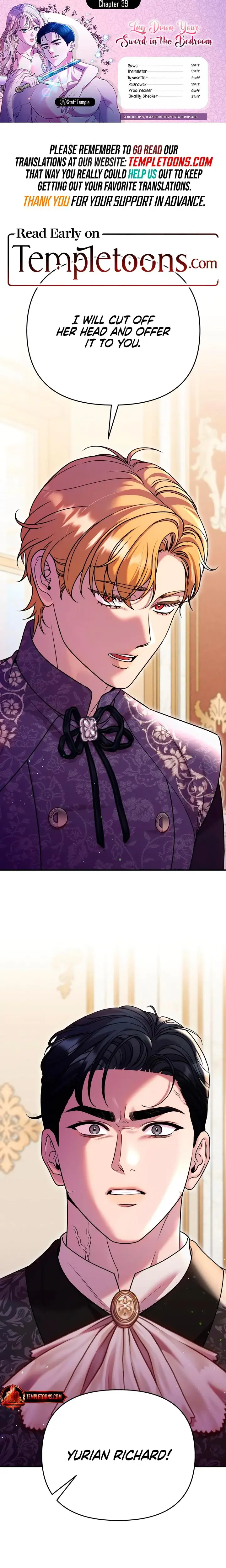 Lay Down Your Sword In The Bedroom Chapter 39 - Page 1