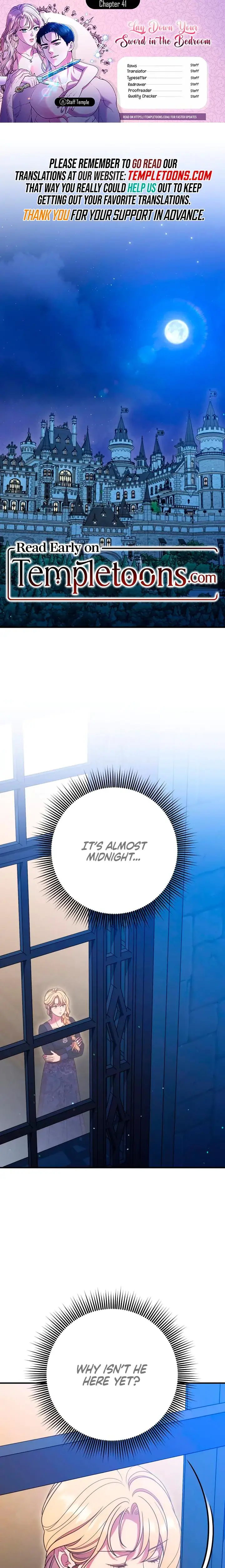 Lay Down Your Sword In The Bedroom Chapter 41 - Page 1