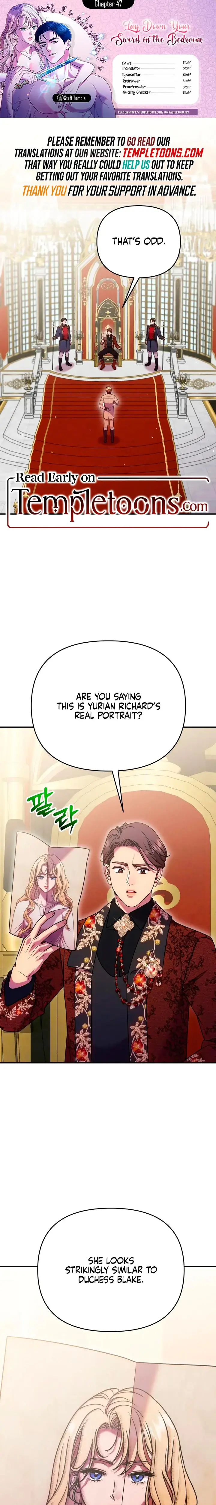 Lay Down Your Sword In The Bedroom Chapter 47 - Page 1