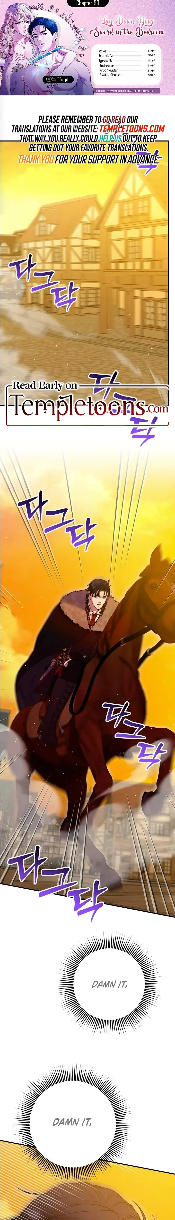 Lay Down Your Sword In The Bedroom Chapter 50 - Page 1