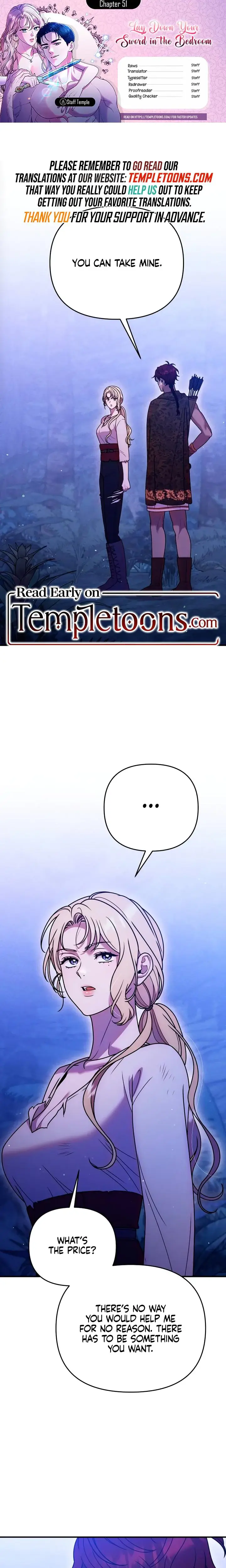 Lay Down Your Sword In The Bedroom Chapter 51 - Page 1