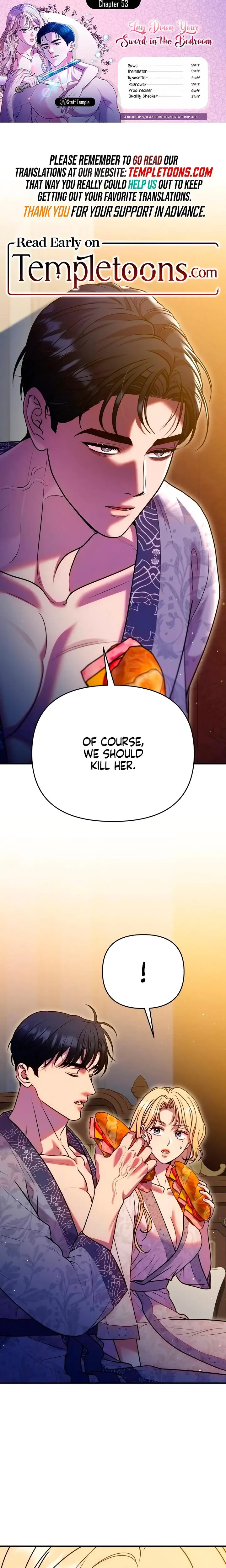 Lay Down Your Sword In The Bedroom Chapter 53 - Page 1