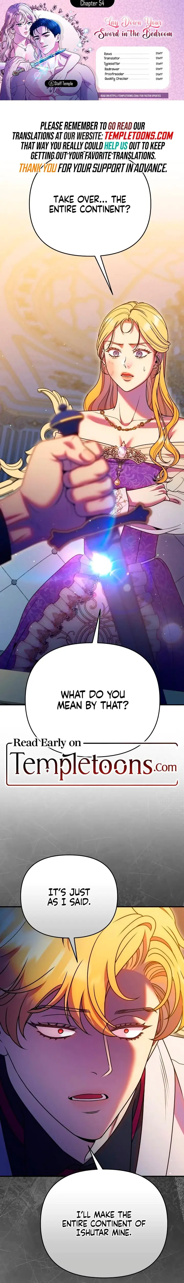 Lay Down Your Sword In The Bedroom Chapter 54 - Page 1