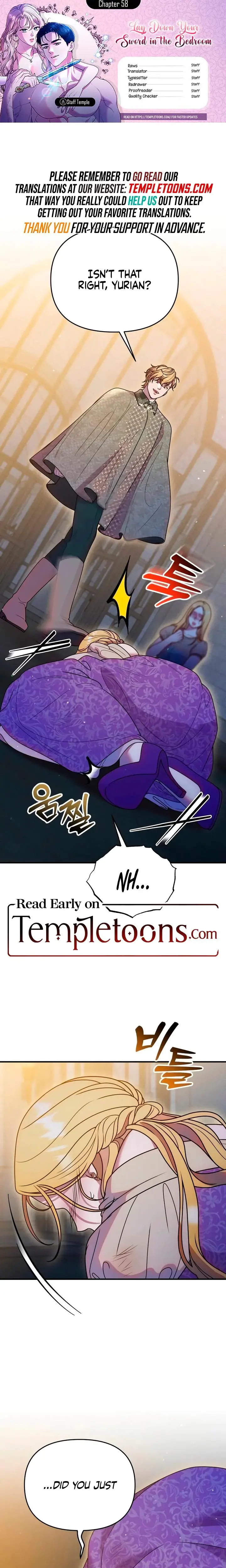 Lay Down Your Sword In The Bedroom Chapter 58 - Page 1