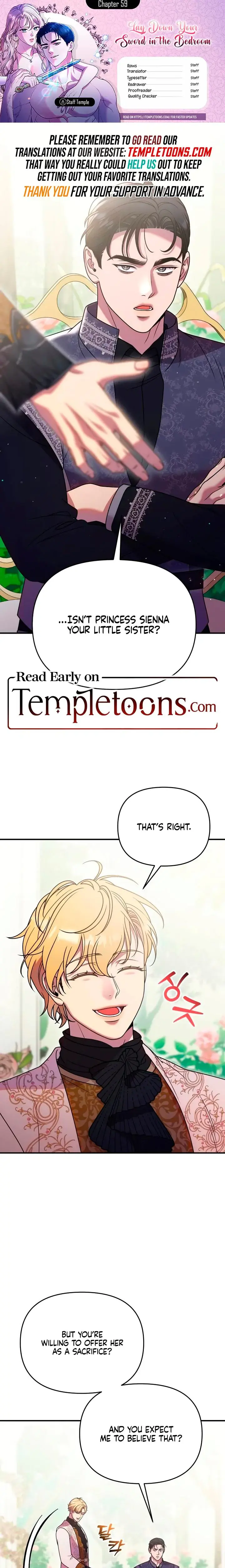 Lay Down Your Sword In The Bedroom Chapter 59 - Page 1
