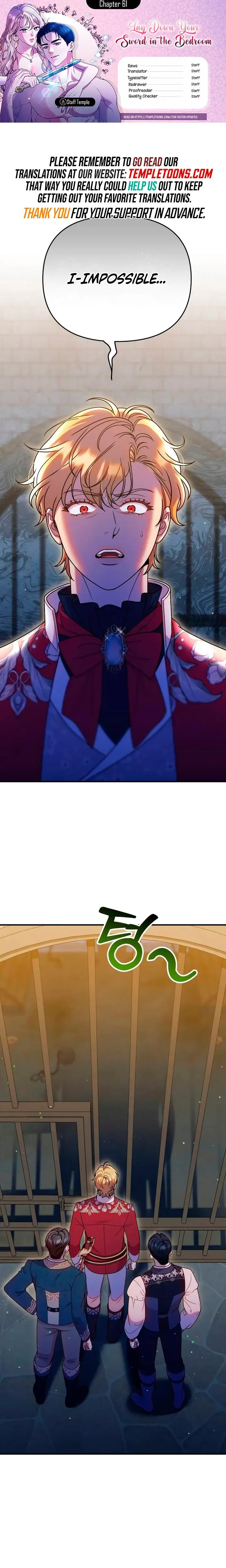 Lay Down Your Sword In The Bedroom Chapter 61 - Page 1