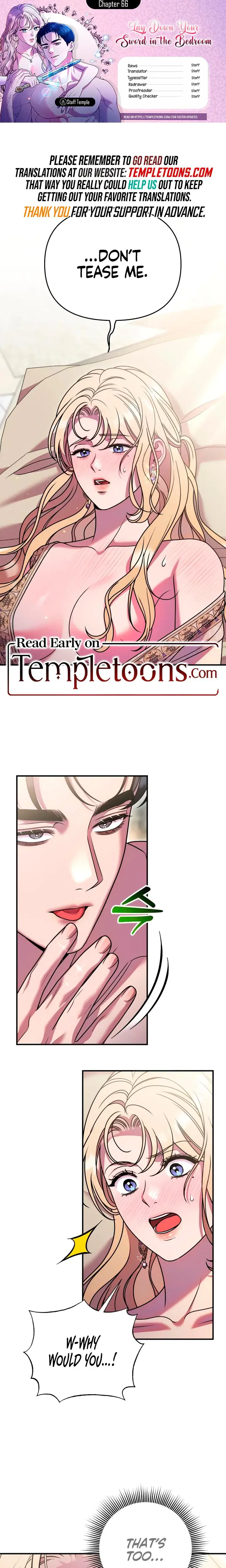 Lay Down Your Sword In The Bedroom Chapter 66 - Page 1