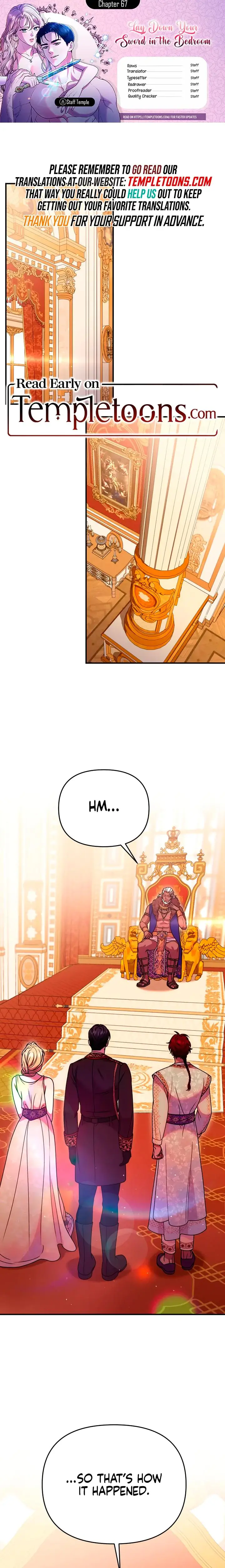 Lay Down Your Sword In The Bedroom Chapter 67 - Page 1