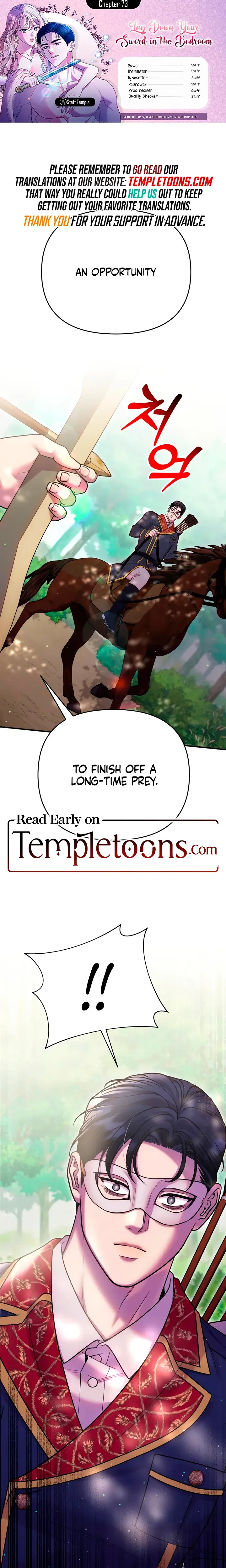 Lay Down Your Sword In The Bedroom Chapter 73 - Page 1